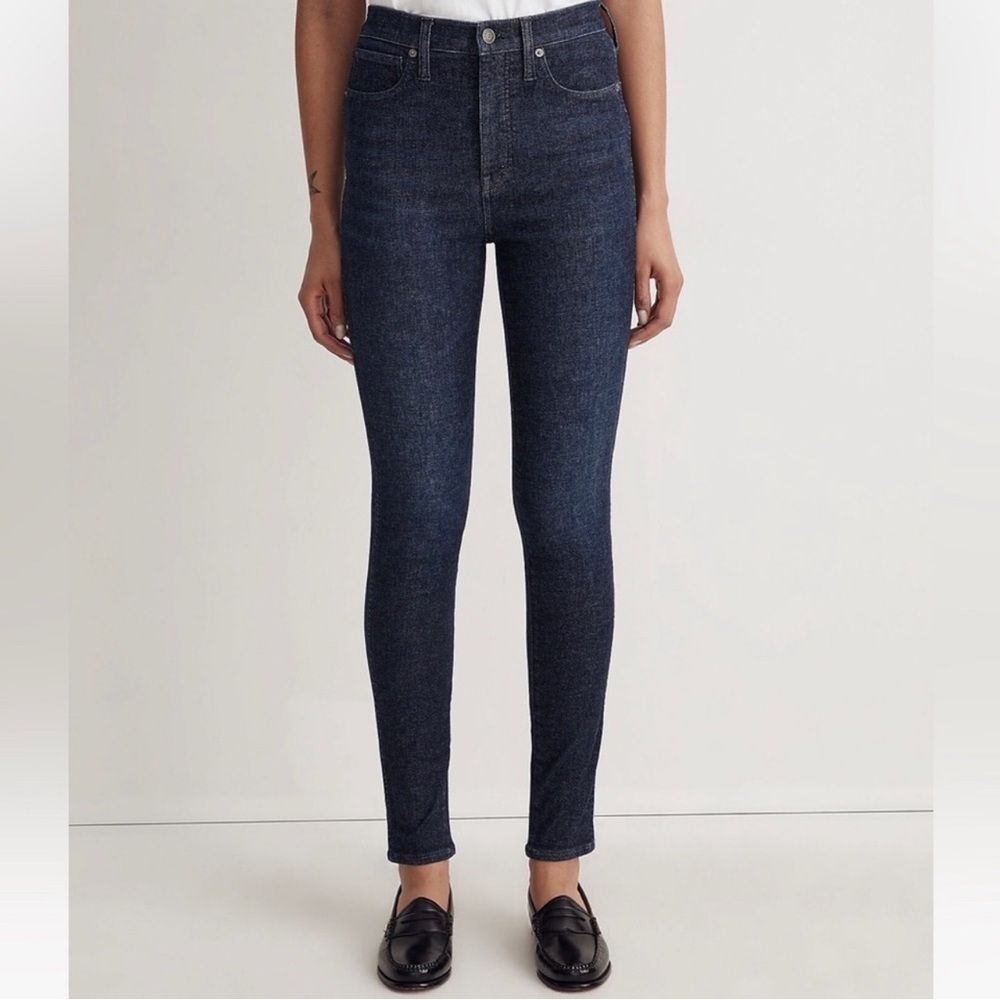 Madewell 10" High-Rise Skinny Jeans in Bensley Wash women’s size 27